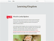 Tablet Screenshot of learningkingdom.com